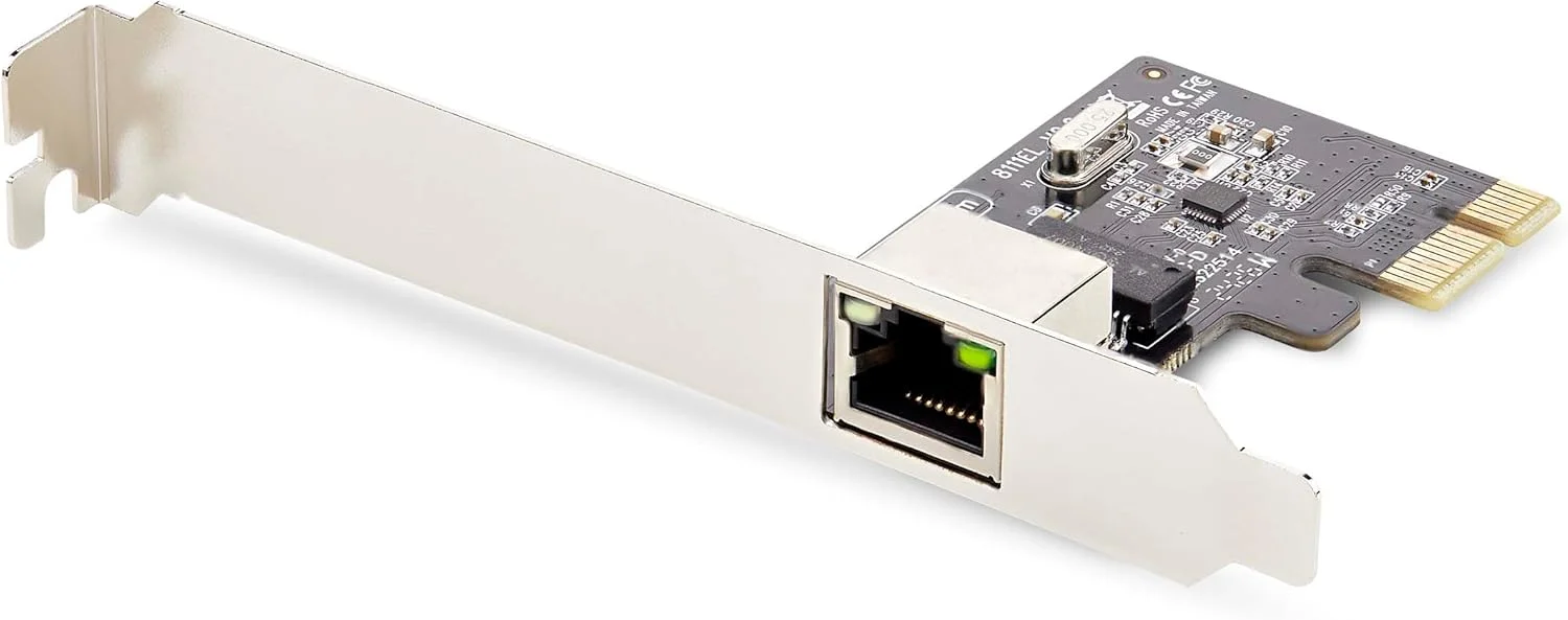 کارت شبکه گیگابیتی تک پورت StarTech.com PCIe، کارت شبکه PCI Express، NIC، Realtek RTL8111H، سازگار با TAA