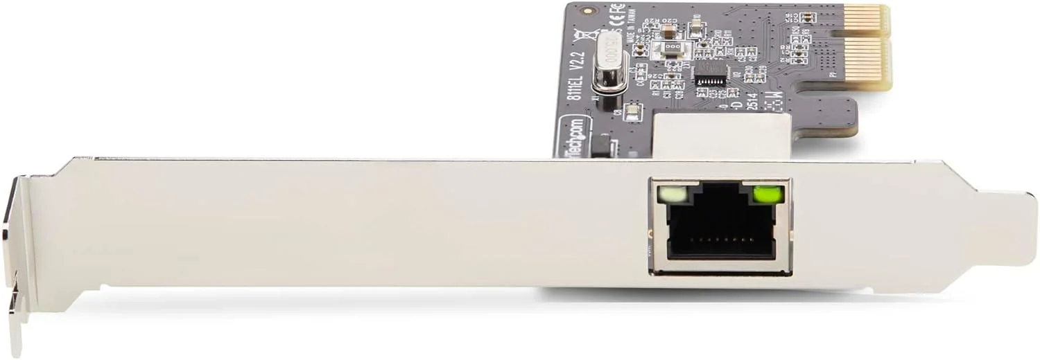 کارت شبکه گیگابیتی تک پورت StarTech.com PCIe، کارت شبکه PCI Express، NIC، Realtek RTL8111H، سازگار با TAA کارت شبکه گیگابیتی تک پورت StarTech.com PCIe، کارت شبکه PCI Express، NIC، Realtek RTL8111H، سازگار با TAA