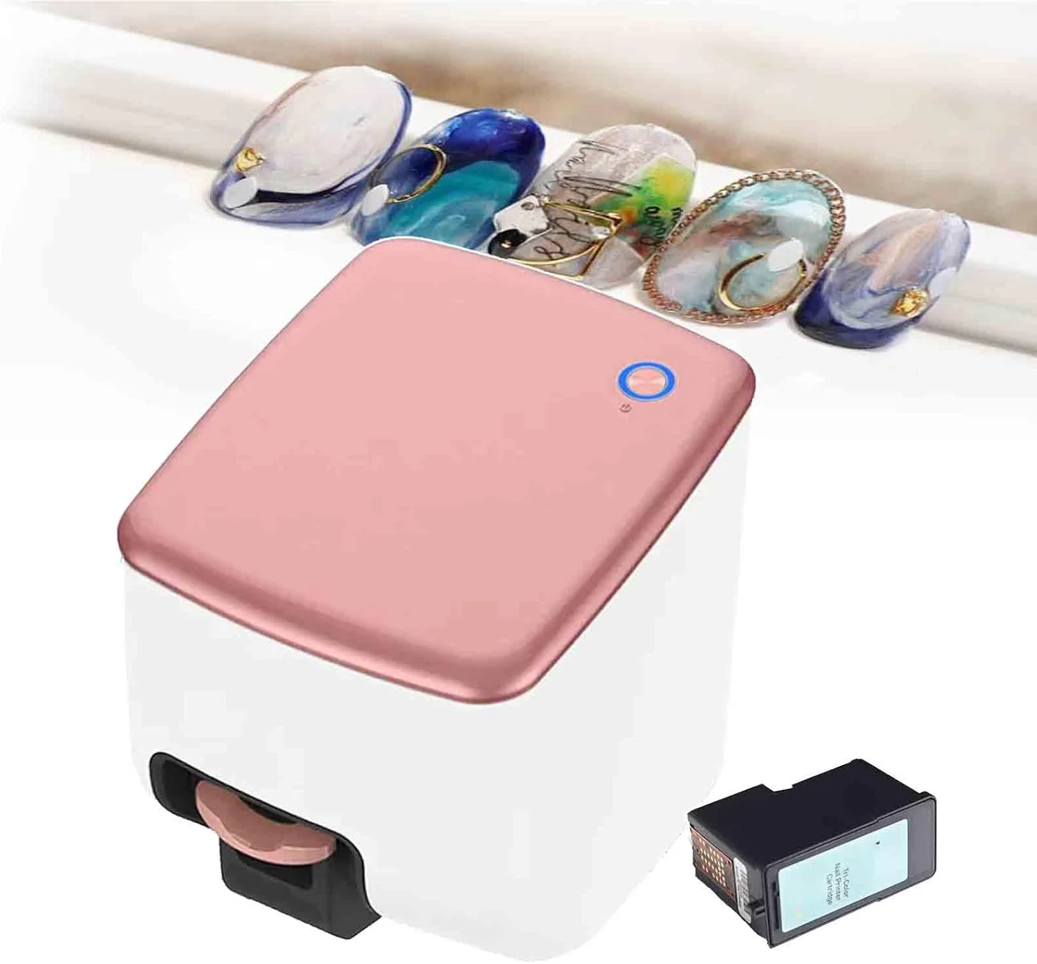 دستگاه چاپ ناخن سه بعدی دیجیتال KKSOUFX، چاپگر تجاری ناخن 4800dpi، طراحی سریع در 10 ثانیه، پشتیبانی از چاپ حدود 500 سطح ناخن، با کارتریج جوهر + کنترل برنامه و شناسایی لبه های ناخن برای استودیوی ناخن دستگاه چاپ ناخن سه بعدی دیجیتال KKSOUFX، چاپگر تجاری ناخن 4800dpi، طراحی سریع در 10 ثانیه، پشتیبانی از چاپ حدود 500 سطح ناخن، با کارتریج جوهر + کنترل برنامه و شناسایی لبه های ناخن برای استودیوی ناخن