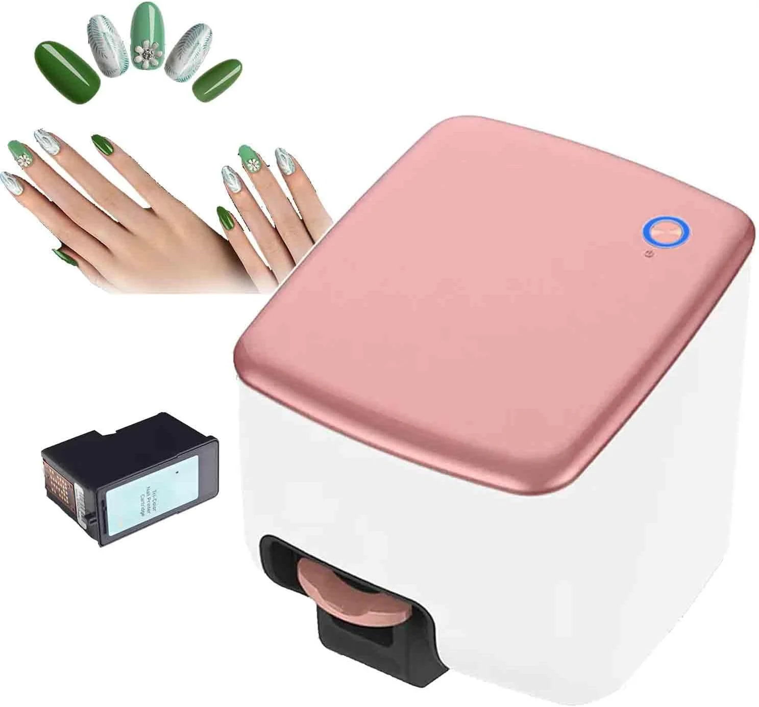 دستگاه چاپ ناخن برقی کوچک KKSOUFX 4800dpi، چاپگر ناخن هوشمند سه بعدی کوچک دیجیتال، کنترل اتصال Wifi، نقاشی 10 ثانیه ای، با کنترل برنامه و شناسایی لبه های ناخن برای استودیو/ناخن کار دستگاه چاپ ناخن برقی کوچک KKSOUFX 4800dpi، چاپگر ناخن هوشمند سه بعدی کوچک دیجیتال، کنترل اتصال Wifi، نقاشی 10 ثانیه ای، با کنترل برنامه و شناسایی لبه های ناخن برای استودیو/ناخن کار
