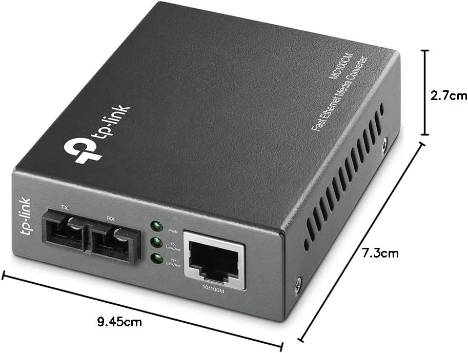 مبدل فیبر چند حالته TP-Link MC100CM با سرعت 100 مگابیت بر ثانیه مبدل فیبر چند حالته TP-Link MC100CM با سرعت 100 مگابیت بر ثانیه