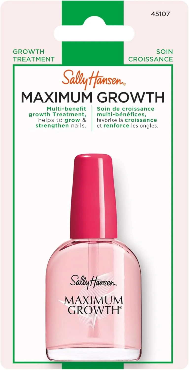 محلول تقویت کننده و رشد ناخن سالی هانسن، شفاف، لاک تقویت کننده ناخن، لایه پایه لاک ناخن، تقویت کننده ناخن های نرم و ضعیف، محافظت سه گانه، فرمول ابریشمی، 13 میلی لیتر