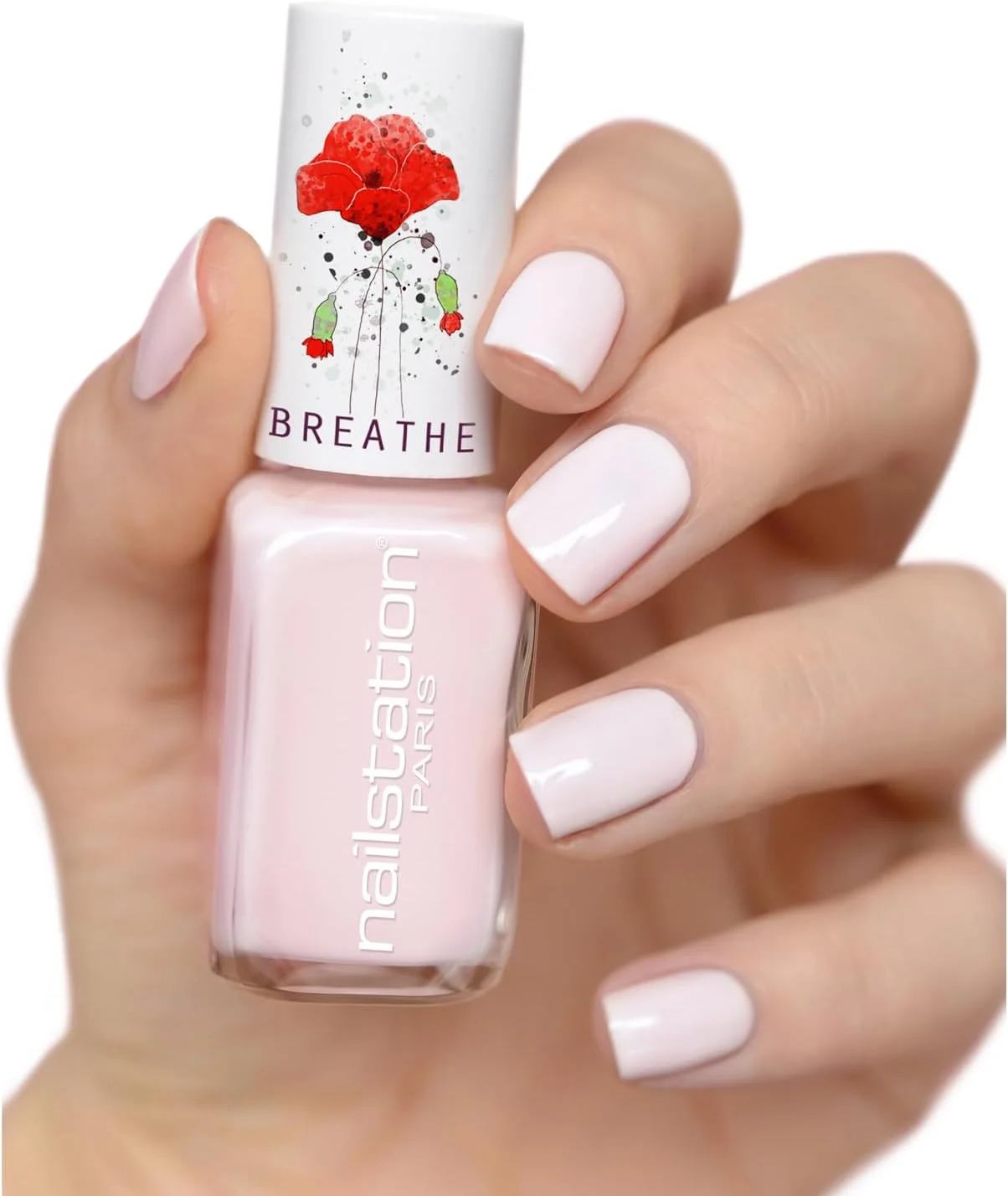 Nailstation® | gracieuse | لاک ناخن صورتی روشن حلال و قابل تنفس و نفوذ آب Nailstation® | gracieuse | لاک ناخن صورتی روشن حلال و قابل تنفس و نفوذ آب