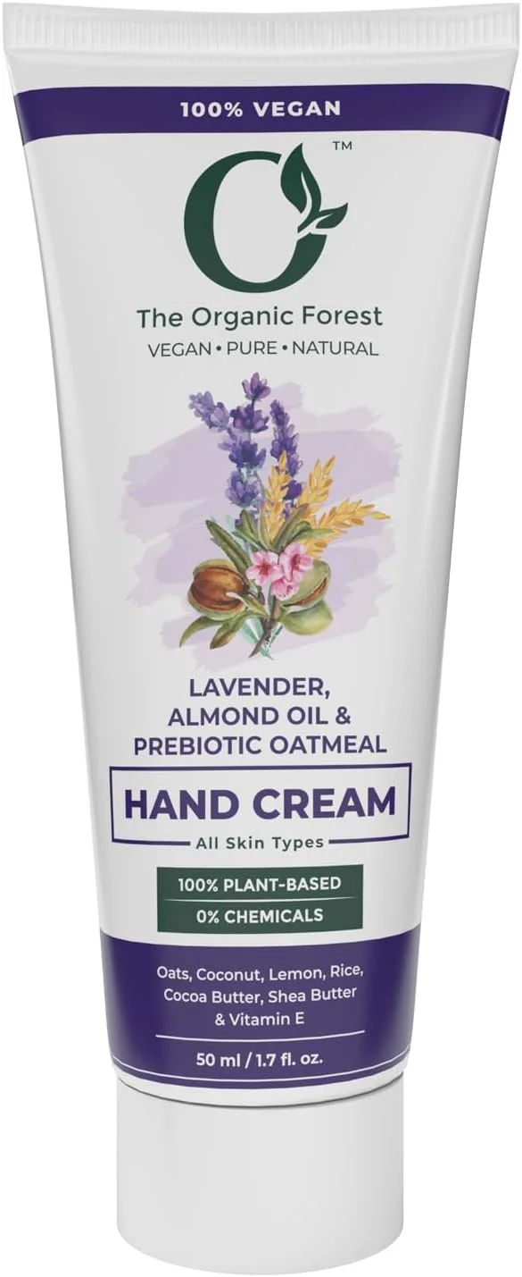 کرم دست و ناخن جو دوسر پری‌بیوتیک جنگل ارگانیک، کره کاکائو و روغن بادام | کره شی و روغن نارگیل آن را به بهترین کرم مرطوب کننده تبدیل کرده است | جذب سریع، غیر چرب، محافظت از پوست