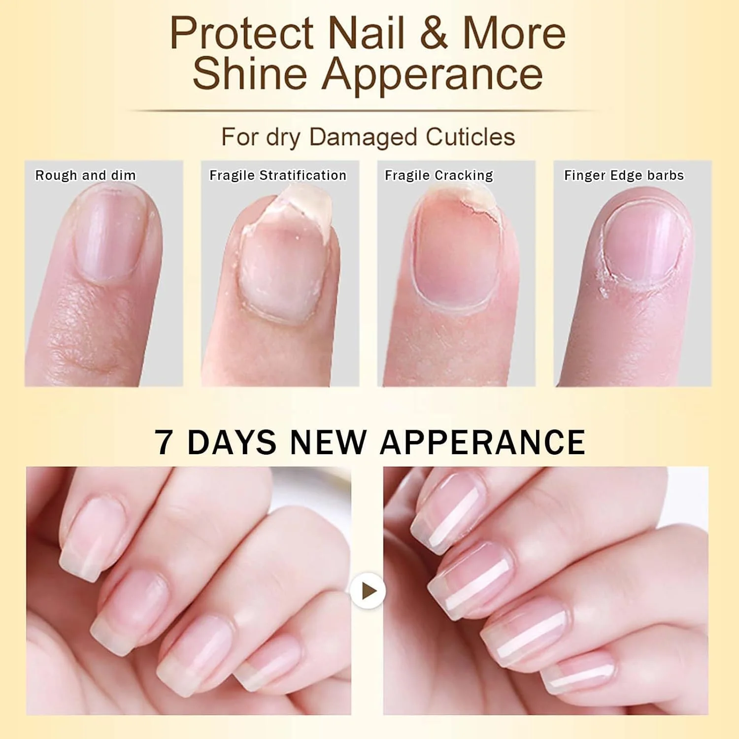 روغن کوتیکول ناخن آزونه با ویتامین E و B ارگانیک، کوتیکول ناخن جوجوبا، روغن ناخن تسکین دهنده و مرطوب کننده، طراحی قطره چکان برای استفاده آسان، ایده آل برای مراقبت و ترمیم پوست خشک و زبر (15 میلی لیتر) روغن کوتیکول ناخن آزونه با ویتامین E و B ارگانیک، کوتیکول ناخن جوجوبا، روغن ناخن تسکین دهنده و مرطوب کننده، طراحی قطره چکان برای استفاده آسان، ایده آل برای مراقبت و ترمیم پوست خشک و زبر (15 میلی لیتر)