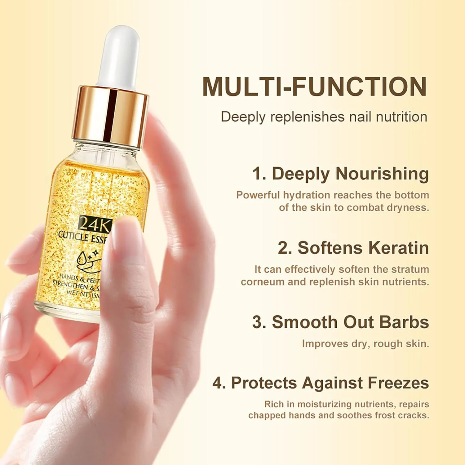 روغن کوتیکول ناخن آزونه با ویتامین E و B ارگانیک، کوتیکول ناخن جوجوبا، روغن ناخن تسکین دهنده و مرطوب کننده، طراحی قطره چکان برای استفاده آسان، ایده آل برای مراقبت و ترمیم پوست خشک و زبر (15 میلی لیتر) روغن کوتیکول ناخن آزونه با ویتامین E و B ارگانیک، کوتیکول ناخن جوجوبا، روغن ناخن تسکین دهنده و مرطوب کننده، طراحی قطره چکان برای استفاده آسان، ایده آل برای مراقبت و ترمیم پوست خشک و زبر (15 میلی لیتر)