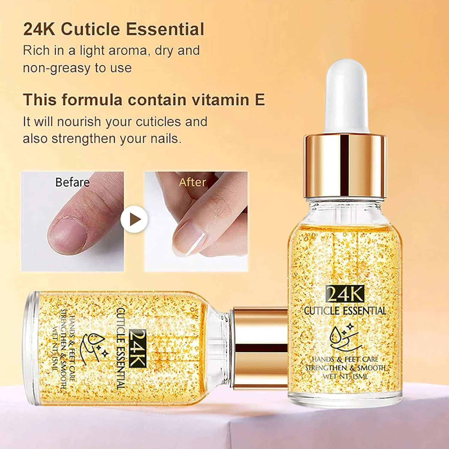 روغن کوتیکول ناخن آزونه با ویتامین E و B ارگانیک، کوتیکول ناخن جوجوبا، روغن ناخن تسکین دهنده و مرطوب کننده، طراحی قطره چکان برای استفاده آسان، ایده آل برای مراقبت و ترمیم پوست خشک و زبر (15 میلی لیتر) روغن کوتیکول ناخن آزونه با ویتامین E و B ارگانیک، کوتیکول ناخن جوجوبا، روغن ناخن تسکین دهنده و مرطوب کننده، طراحی قطره چکان برای استفاده آسان، ایده آل برای مراقبت و ترمیم پوست خشک و زبر (15 میلی لیتر)