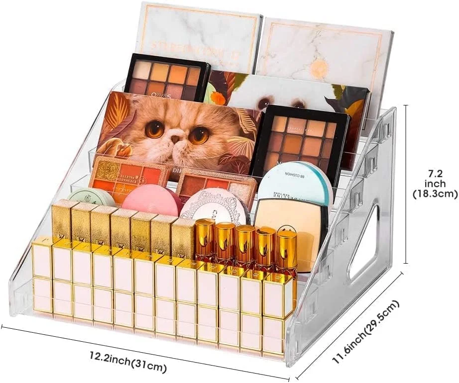 استند لاک ناخن Azonee، مناسب برای 84 لاک، قفسه نمایشگر اکریلیک 7 طبقه، استند عینک آفتابی، استند عینک طبی، استند روغن های ضروری، استند لوازم آرایش، بدون نیاز به ابزار برای مونتاژ (شفاف) استند لاک ناخن Azonee، مناسب برای 84 لاک، قفسه نمایشگر اکریلیک 7 طبقه، استند عینک آفتابی، استند عینک طبی، استند روغن های ضروری، استند لوازم آرایش، بدون نیاز به ابزار برای مونتاژ (شفاف)