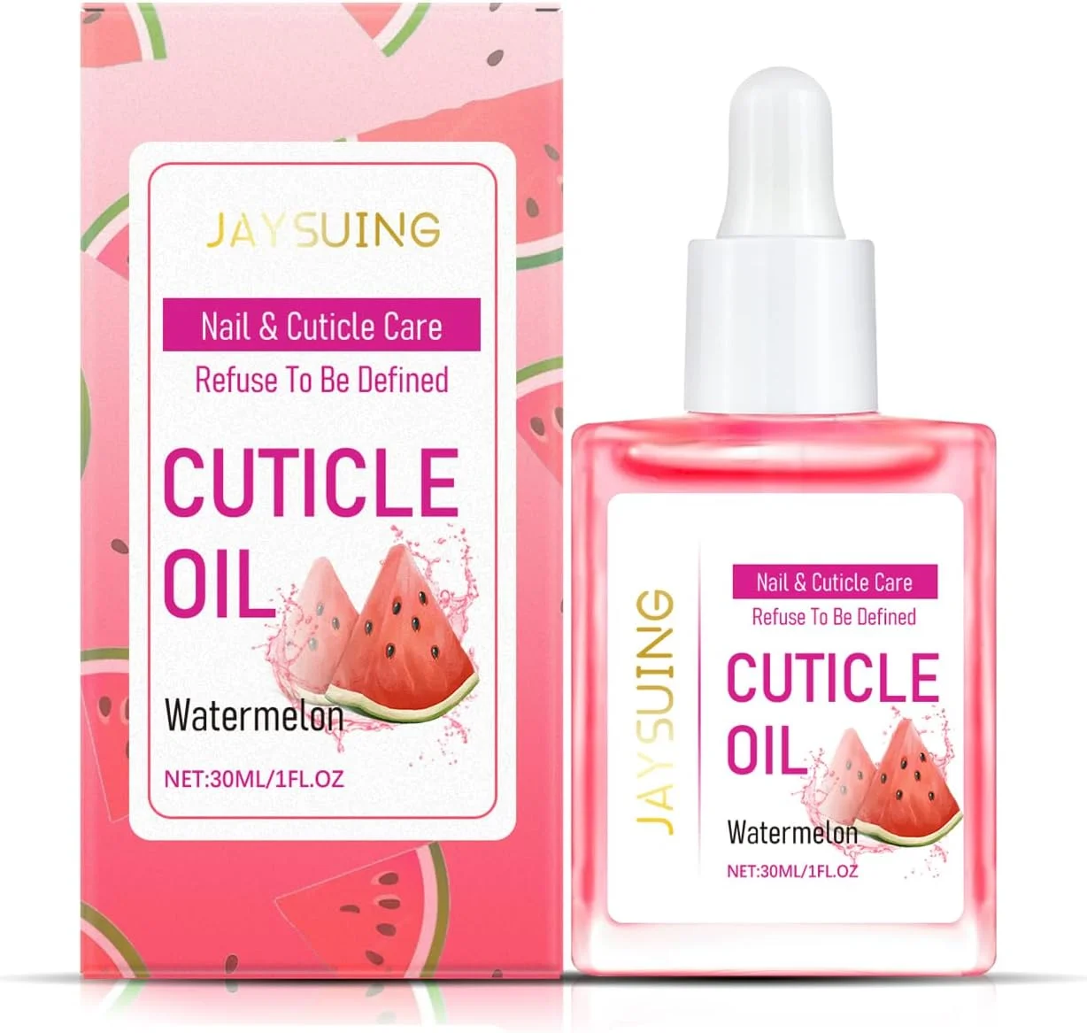 روغن کوتیکول ناخن، روغن ناخن ارگانیک هندوانه 30 میلی لیتری با ویتامین E و روغن جوجوبا برای ناخن ها با طراحی قطره چکان، از ایجاد ریش ریش و خشکی پوست جلوگیری می کند و ناخن ها را تغذیه می کند