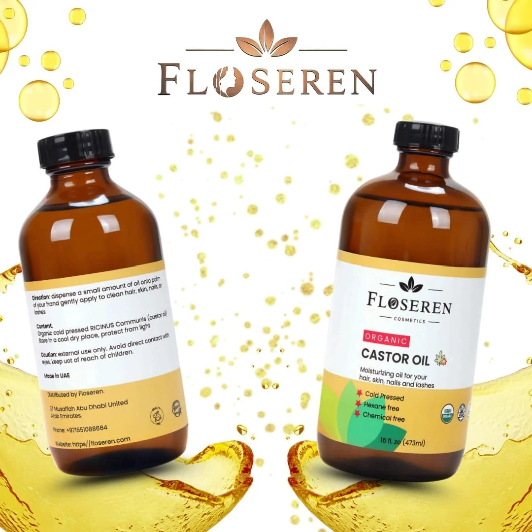 روغن کرچک ارگانیک | پرس سرد | 100% خالص و بدون هگزان | بطری شیشه ای | محرک رشد مو، مژه، ابرو، ناخن | مرطوب کننده و مغذی | بدن، مو (473 میلی لیتر) روغن کرچک ارگانیک | پرس سرد | 100% خالص و بدون هگزان | بطری شیشه ای | محرک رشد مو، مژه، ابرو، ناخن | مرطوب کننده و مغذی | بدن، مو (473 میلی لیتر)