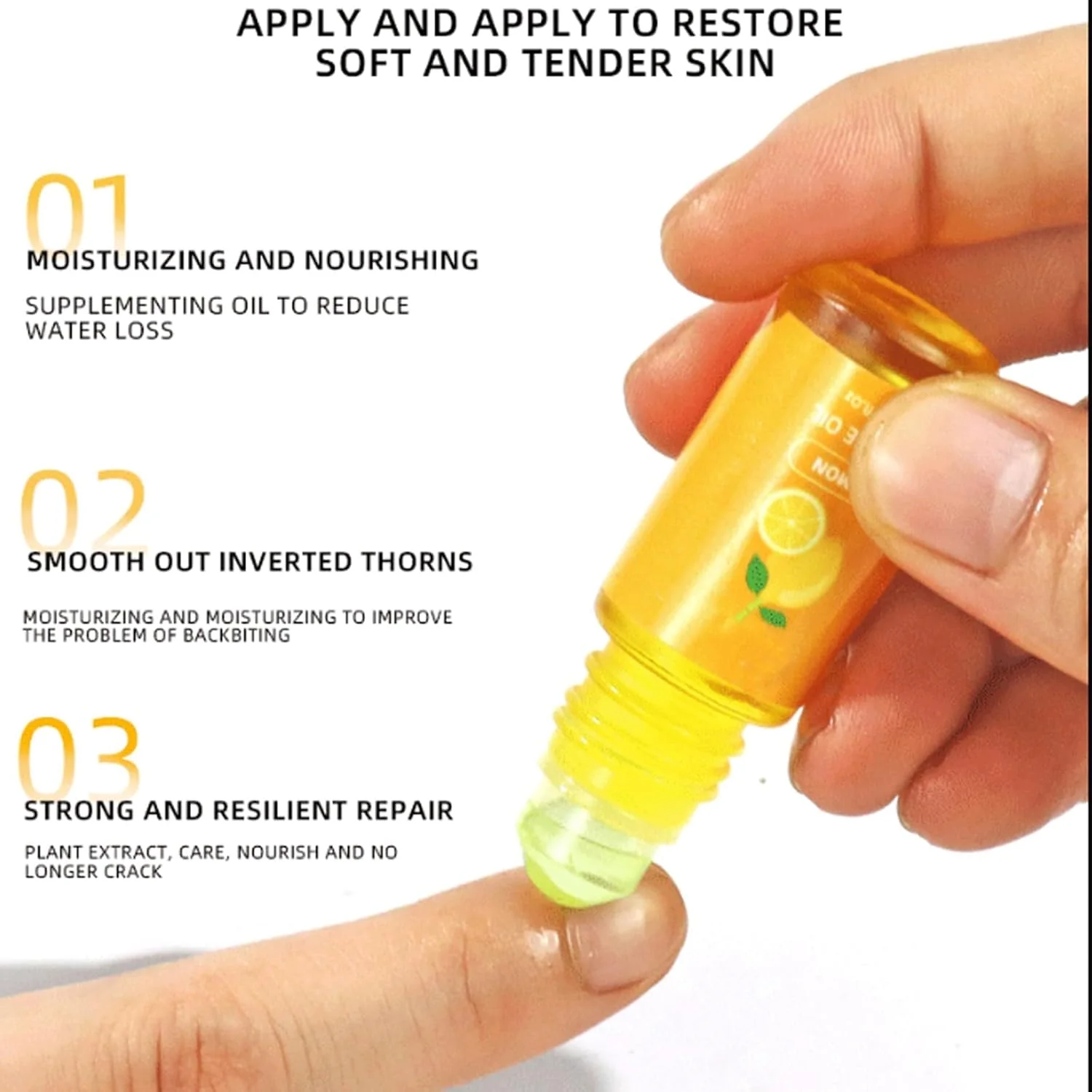 روغن کوتیکول برای مراقبت از ناخن، 6 عدد قلم روغن ناخن با مواد طبیعی، قلم احیا کننده، درمان مانیکور و پدیکور (مخلوط)