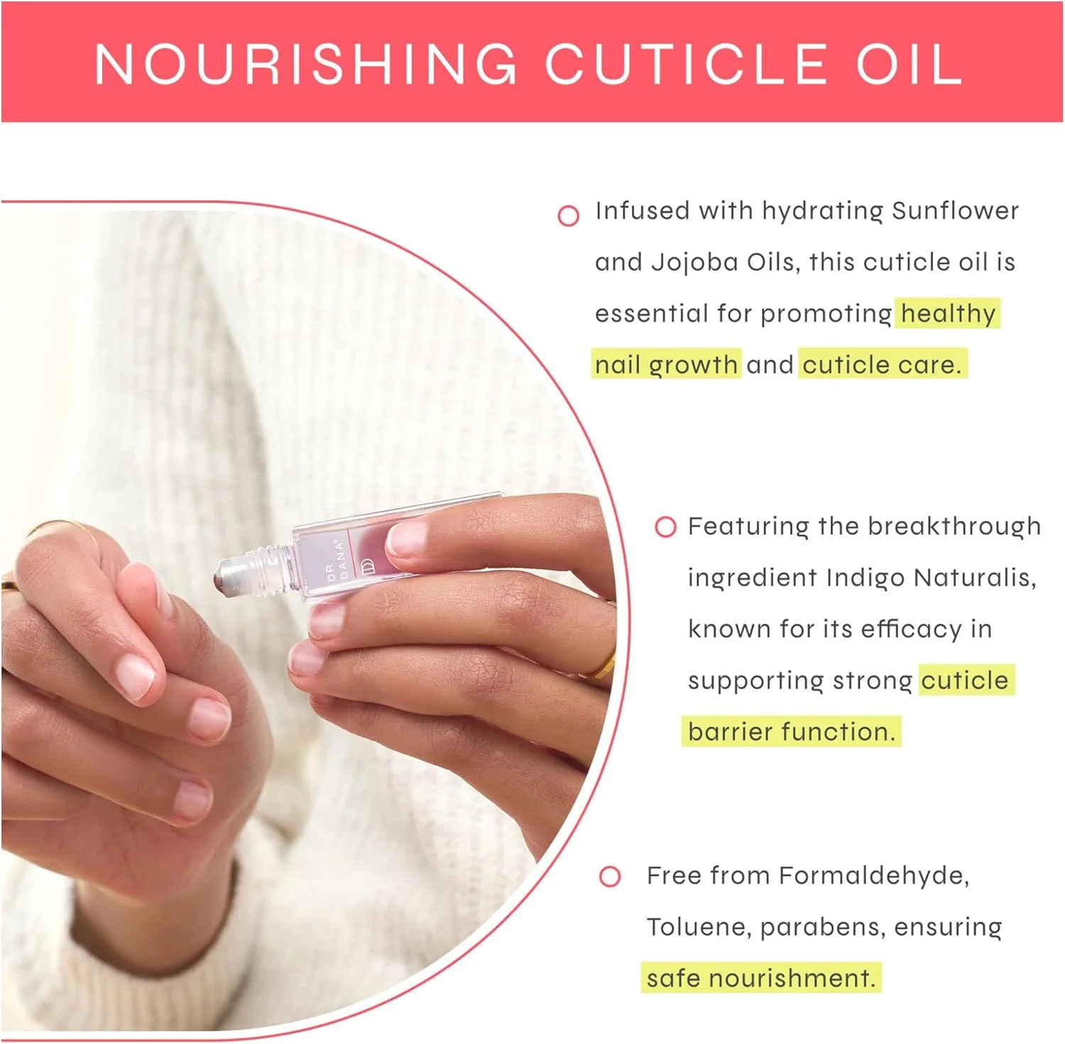 روغن کوتیکول ناخن دکتر دانا - فرمولاسیون ایندیگو ناتورالیس، روغن آفتابگردان و جوجوبا برای احیای کوتیکول ها - تقویت رشد سالم ناخن - ترمیم کوتیکول ناخن (7 میلی لیتر) روغن کوتیکول ناخن دکتر دانا - فرمولاسیون ایندیگو ناتورالیس، روغن آفتابگردان و جوجوبا برای احیای کوتیکول ها - تقویت رشد سالم ناخن - ترمیم کوتیکول ناخن (7 میلی لیتر)
