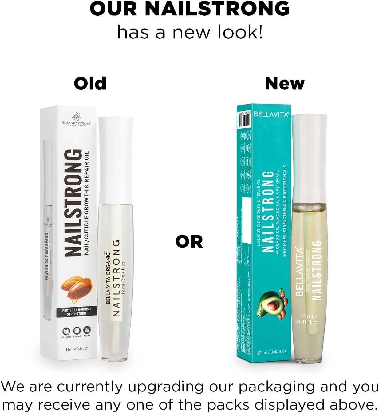 روغن تقویت کننده ناخن بلا ویتا ارگانیک برای مراقبت از کوتیکول، رشد و استحکام ناخن با خواص روغن بادام - ناخن های نرم، صاف، قوی و درخشان، 12 میلی لیتر روغن تقویت کننده ناخن بلا ویتا ارگانیک برای مراقبت از کوتیکول، رشد و استحکام ناخن با خواص روغن بادام - ناخن های نرم، صاف، قوی و درخشان، 12 میلی لیتر