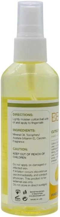 روغن کوتیکول ناخن بیوتی پالم با رایحه آناناس زرد ۱۰۰ میلی لیتر | درمان ناخن های آسیب دیده | مرطوب کننده کوتیکول های خشک | رشد ناخن