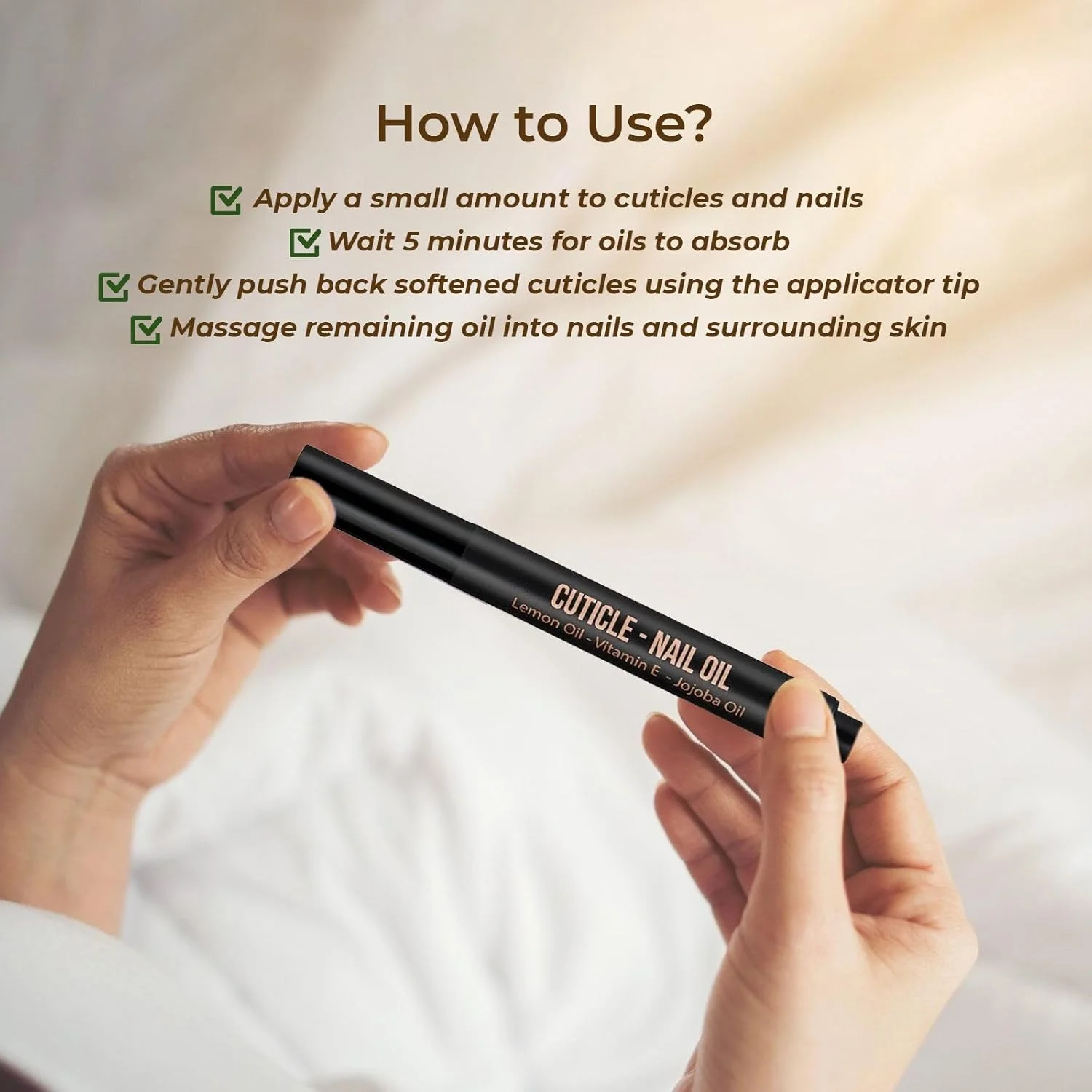 روغن مراقبت از ناخن و کوتیکول ارگانیک بیوترا با روغن بادام و جوجوبا - تقویت کننده، مغذی، نرم کننده و محافظت کننده ناخن و کوتیکول - 2.8 میلی لیتر - جلوگیری از شکستگی و افزایش انعطاف پذیری