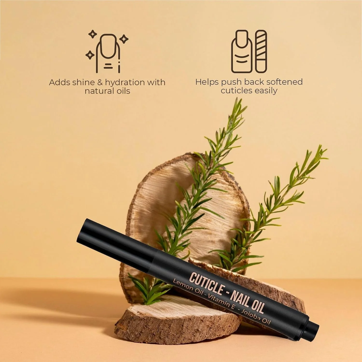 روغن مراقبت از ناخن و کوتیکول ارگانیک بیوترا با روغن بادام و جوجوبا - تقویت کننده، مغذی، نرم کننده و محافظت کننده ناخن و کوتیکول - 2.8 میلی لیتر - جلوگیری از شکستگی و افزایش انعطاف پذیری