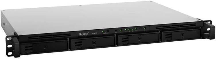 واحد توسعه 4 بی Synology (بدون دیسک) - مشکی - فلزی - قابل نصب در رک، قابل نصب روی دیوار - سازگار با سرور