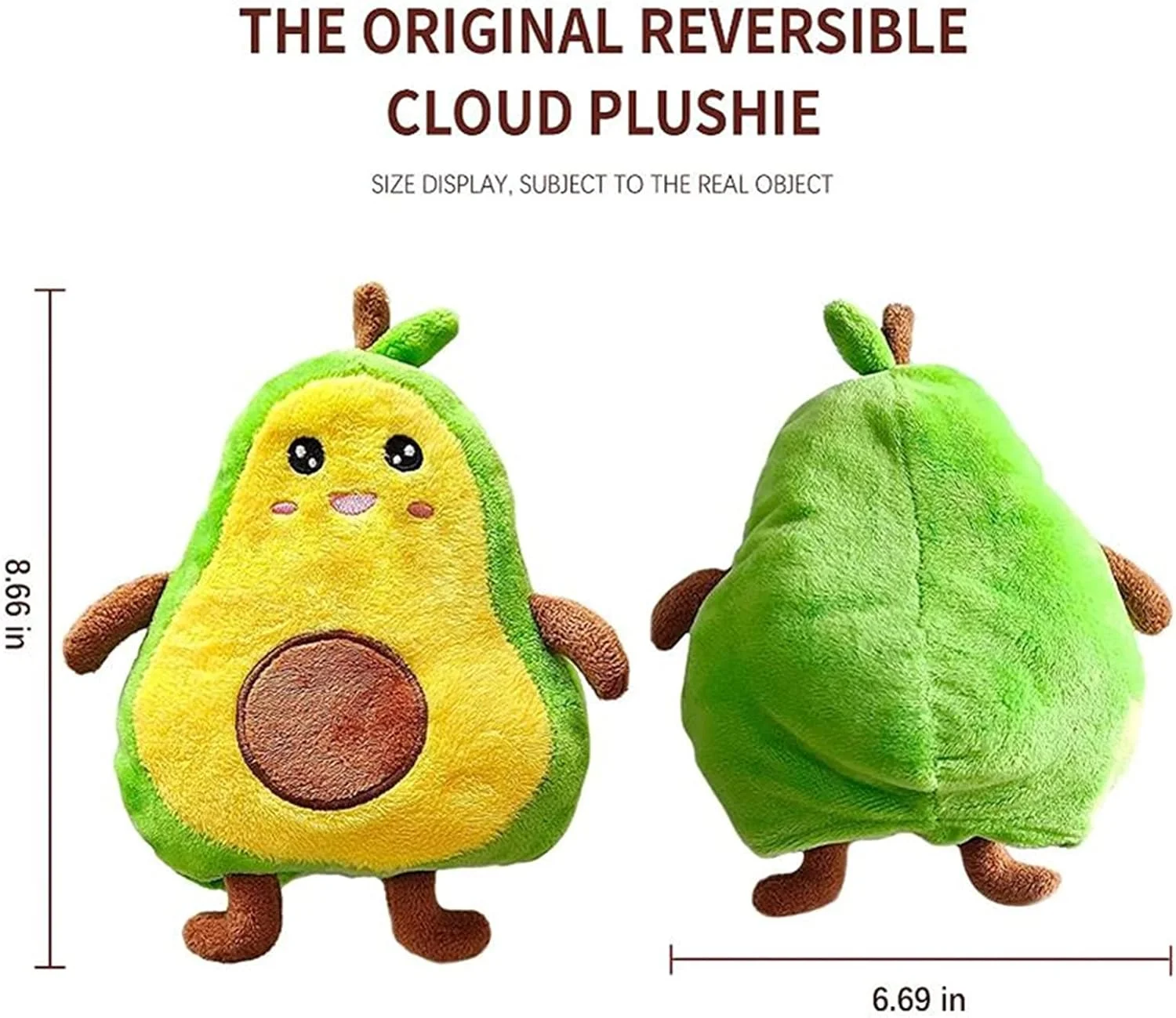 عروسک آووکادو دو طرفه، عروسک پولیشی آووکادو با حالت های خوشحال و عصبانی، مینی عروسک های پولیشی میوه ای بامزه عروسک آووکادو دو طرفه، عروسک پولیشی آووکادو با حالت های خوشحال و عصبانی، مینی عروسک های پولیشی میوه ای بامزه