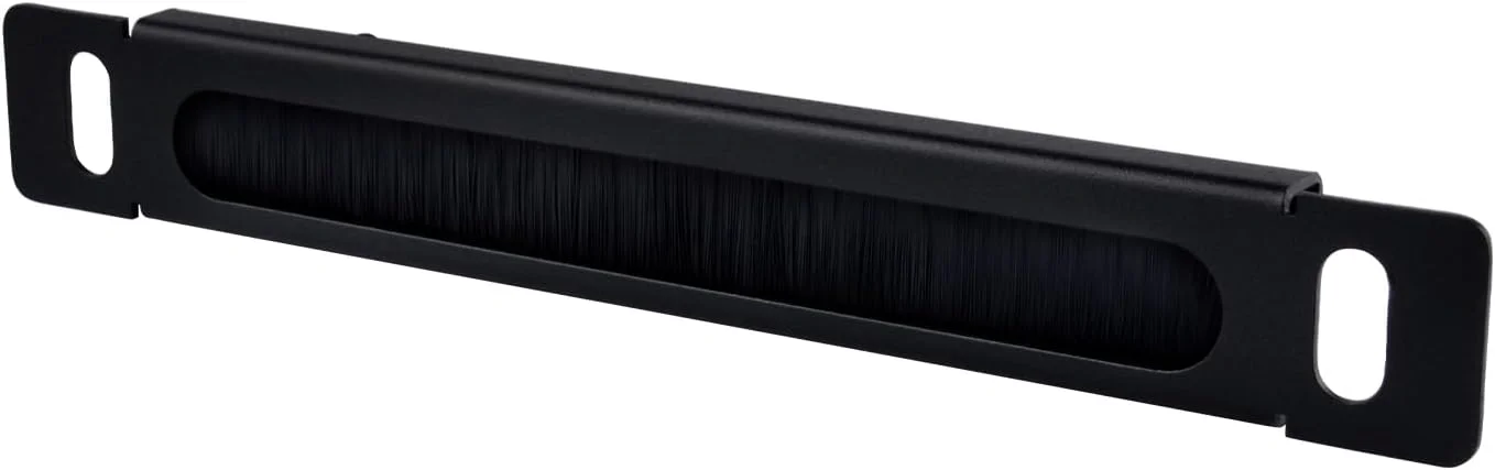 پنل مدیریت کابل رکمونت GeeekPi با برس 7 اینچی 0.5U برای ورود کابل در رک سرور DeskPi RackMate TT