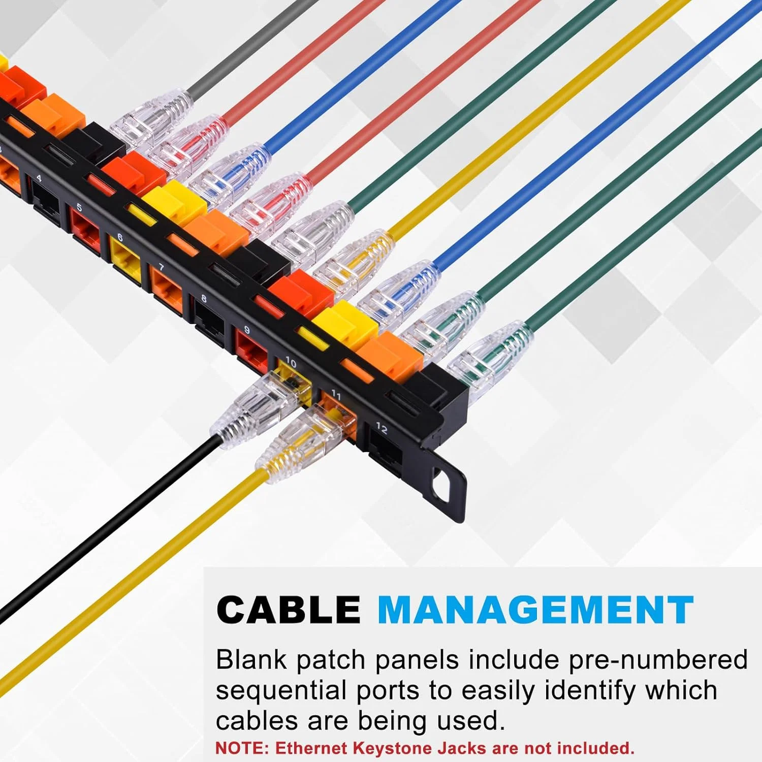 پنل پچ کیستون خالی 12 پورت GeeekPi، پنل پچ شبکه 0.5U CAT5/CAT5e/CAT6/CAT6a برای رک مونت DeskPi RackMate T1/T0/T2 و رک سرور/کابینت شبکه 10 اینچی پنل پچ کیستون خالی 12 پورت GeeekPi، پنل پچ شبکه 0.5U CAT5/CAT5e/CAT6/CAT6a برای رک مونت DeskPi RackMate T1/T0/T2 و رک سرور/کابینت شبکه 10 اینچی