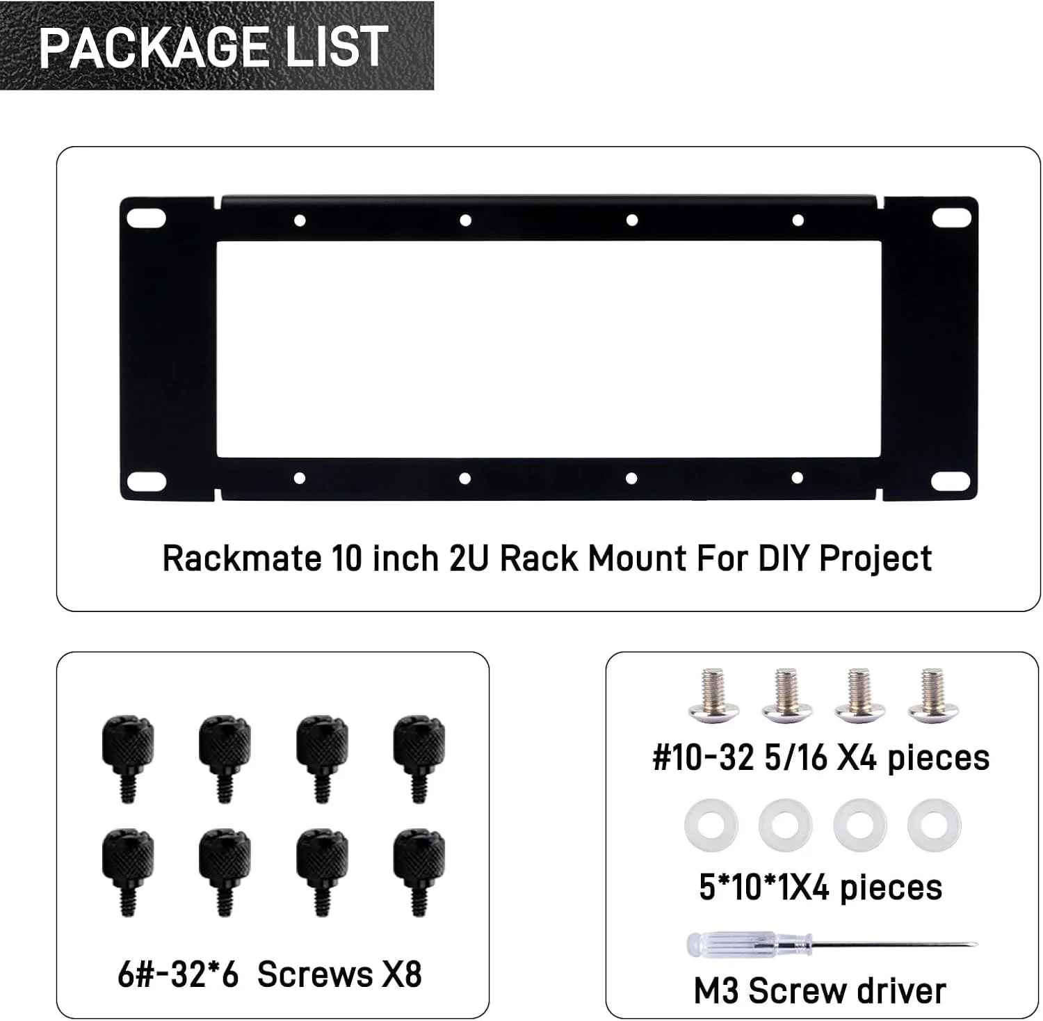 پایه رک 2U 10 اینچی GeeekPi DeskPi RackMate برای پروژههای DIY پایه رک 2U 10 اینچی GeeekPi DeskPi RackMate برای پروژههای DIY