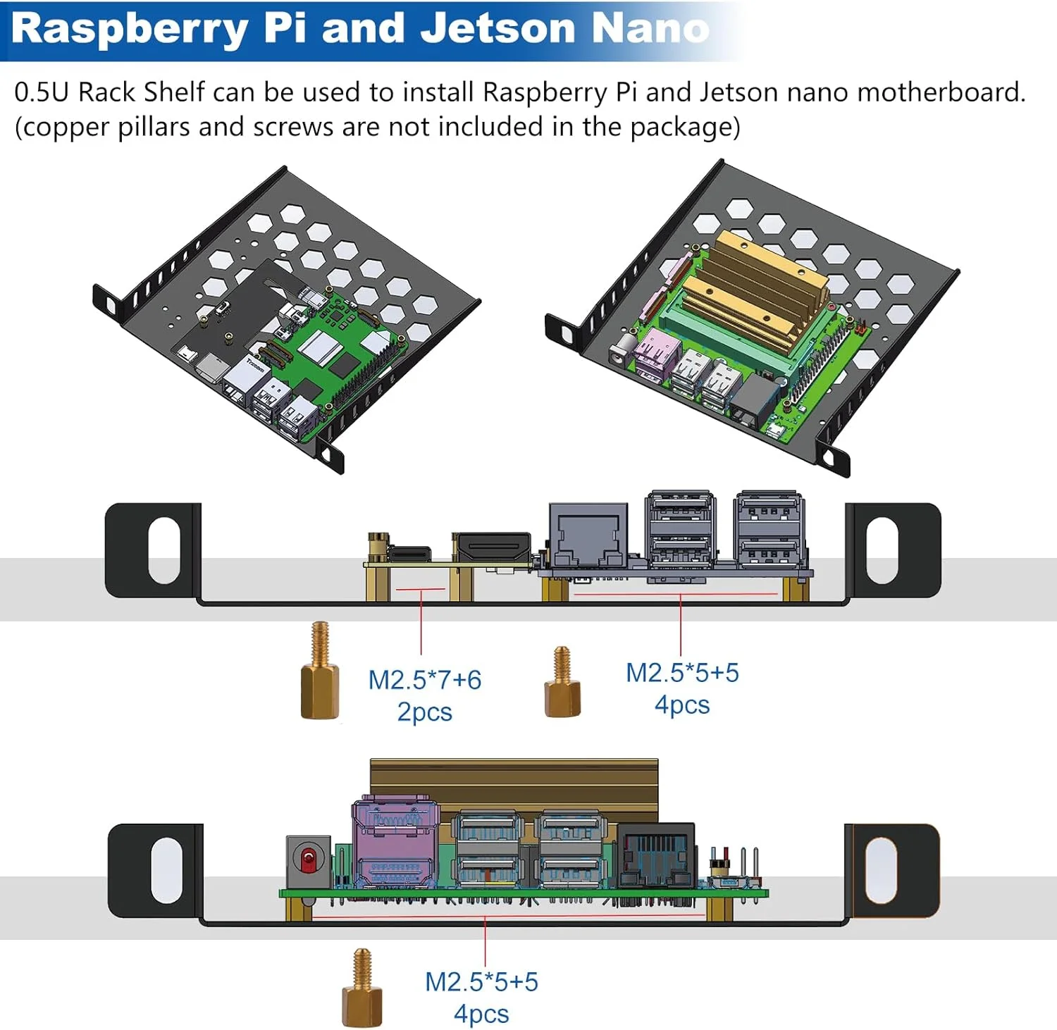 لوازم جانبی GeeekPi DeskPi RackMate TT قفسه رک 7 اینچی 0.5U، قفسه رک سرور 0.5U سینی کنسولی نصب شده در رک تهویه دار فقط برای کابینت شبکه DeskPi RackMate TT لوازم جانبی GeeekPi DeskPi RackMate TT قفسه رک 7 اینچی 0.5U، قفسه رک سرور 0.5U سینی کنسولی نصب شده در رک تهویه دار فقط برای کابینت شبکه DeskPi RackMate TT