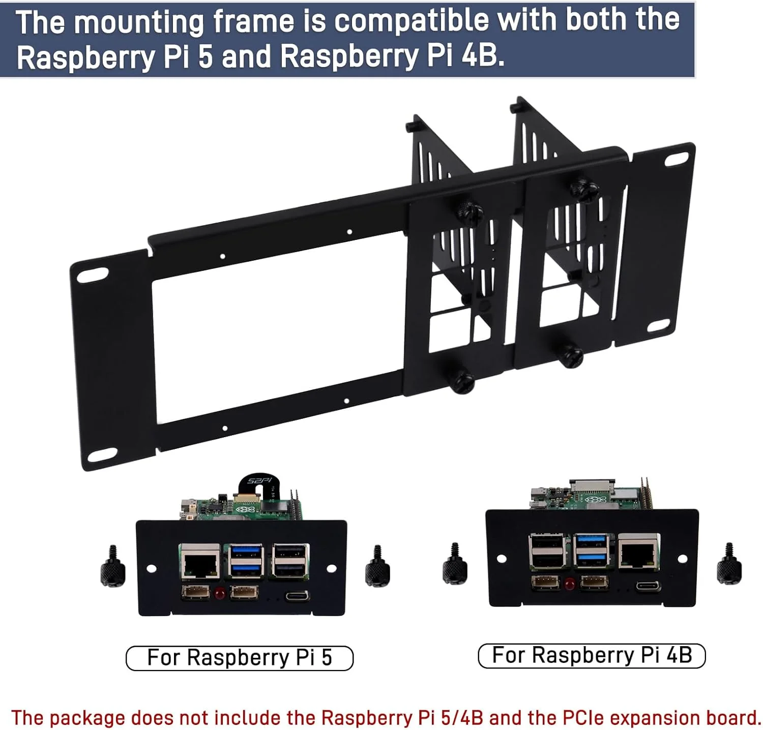 رک مونت 2U 10 اینچی GeeekPi برای رزبری پای 5/4B، قابلیت نگهداری تا 4 عدد برد رزبری پای 5/4B، سازگار با رک سرور 10 اینچی DeskPi RackMate T0/T1/T2 رک مونت 2U 10 اینچی GeeekPi برای رزبری پای 5/4B، قابلیت نگهداری تا 4 عدد برد رزبری پای 5/4B، سازگار با رک سرور 10 اینچی DeskPi RackMate T0/T1/T2
