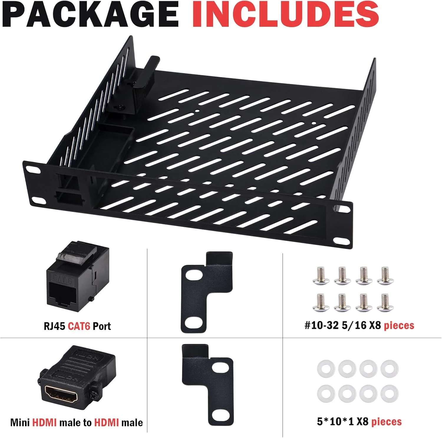 قفسه رک 1U GeeekPi DeskPi RackMate، قفسه رک مینی پی سی 10 اینچی با پورت RJ45 CAT6 و پورت Mini HDMI برای DeskPi RackMate T1/T0 قفسه رک 1U GeeekPi DeskPi RackMate، قفسه رک مینی پی سی 10 اینچی با پورت RJ45 CAT6 و پورت Mini HDMI برای DeskPi RackMate T1/T0