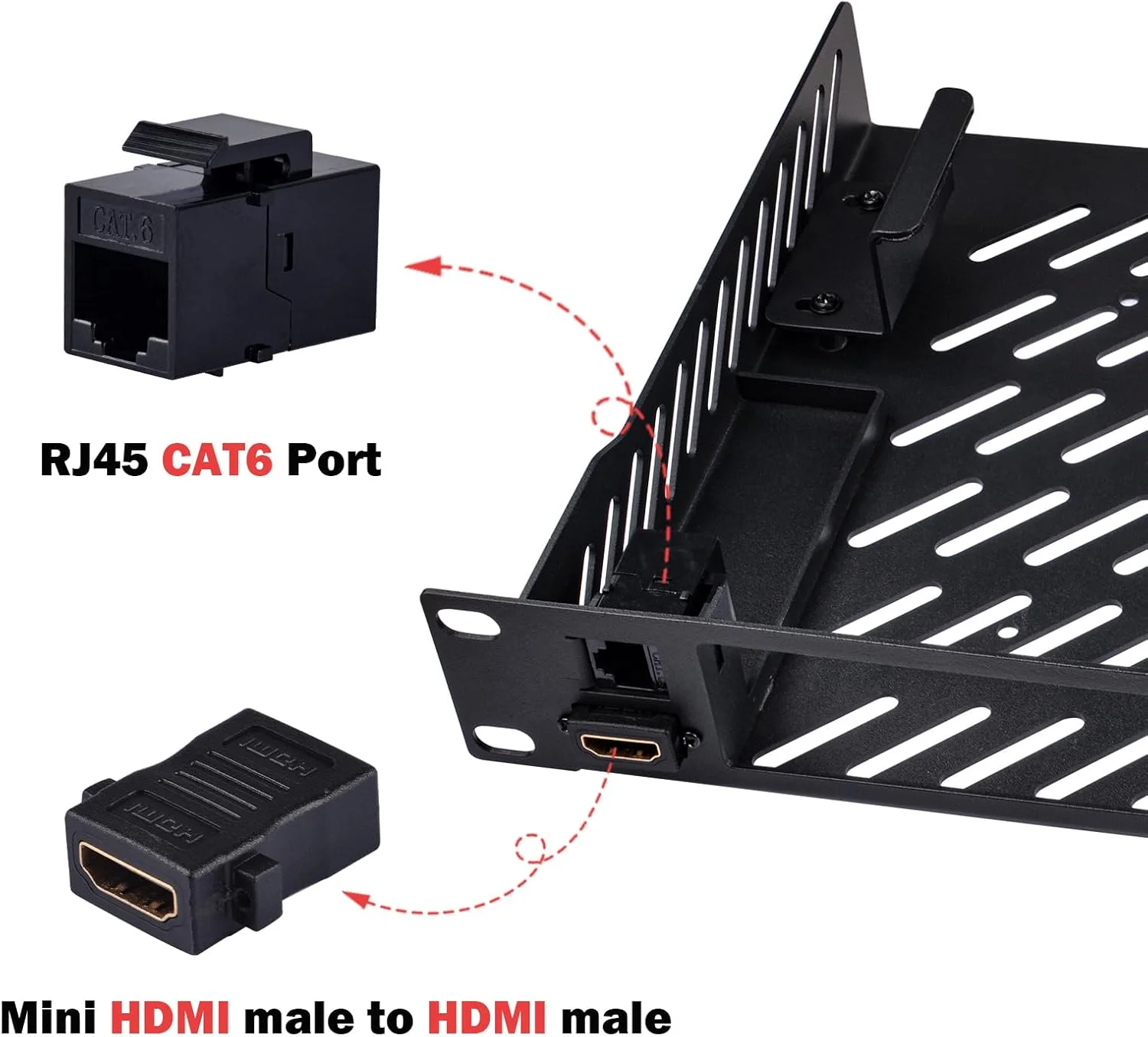 قفسه رک 1U GeeekPi DeskPi RackMate، قفسه رک مینی پی سی 10 اینچی با پورت RJ45 CAT6 و پورت Mini HDMI برای DeskPi RackMate T1/T0 قفسه رک 1U GeeekPi DeskPi RackMate، قفسه رک مینی پی سی 10 اینچی با پورت RJ45 CAT6 و پورت Mini HDMI برای DeskPi RackMate T1/T0