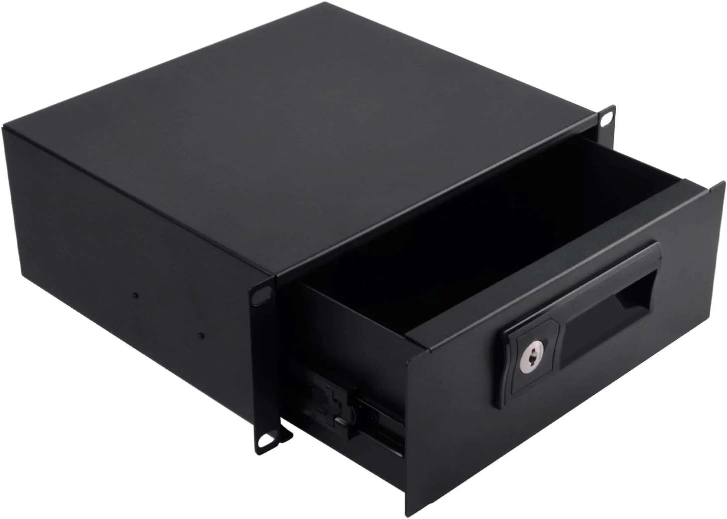 کشو قفل‌دار رک مونت 2U ده اینچی GeeekPi، عمق 7.87 اینچ، مناسب برای رک مونت 10 اینچی DeskPi RackMate T1/T0