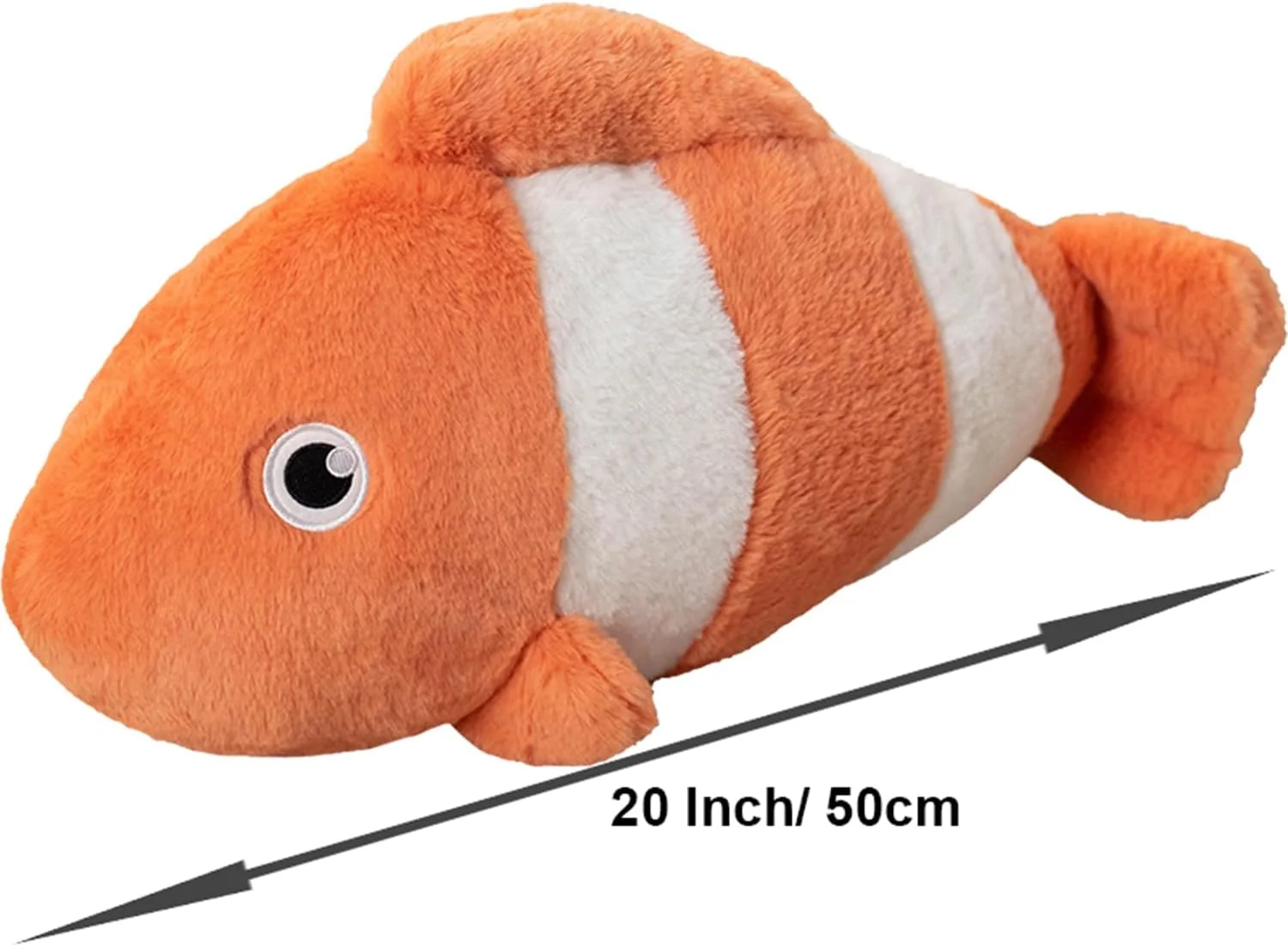 بالشتک آغوشی طرح دلقک ماهی ۱۹.۶ اینچی، عروسک پولیشی دلقک ماهی، کوسن مبل طرح دلقک ماهی، هدیه دلقک ماهی برای کودکان یا عشاق در روز ولنتاین، تولد و... بالشتک آغوشی طرح دلقک ماهی ۱۹.۶ اینچی، عروسک پولیشی دلقک ماهی، کوسن مبل طرح دلقک ماهی، هدیه دلقک ماهی برای کودکان یا عشاق در روز ولنتاین، تولد و...