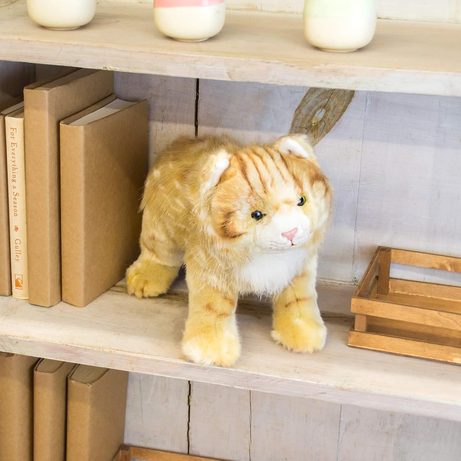 عروسک گربه بزرگ مین کون راه راه زنجبیلی دمداکو، اسباب بازی پولیشی و نرم کودکان عروسک گربه بزرگ مین کون راه راه زنجبیلی دمداکو، اسباب بازی پولیشی و نرم کودکان