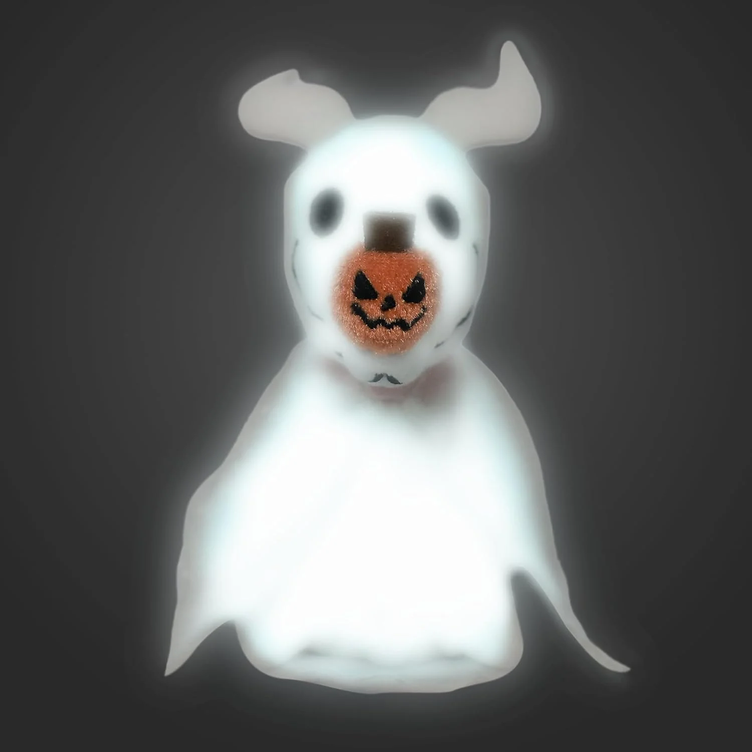 عروسک پولیشی چراغ دار زیرو دیزنی استور - شخصیت فیلم کابوس قبل از کریسمس اثر تیم برتون با پد مغناطیسی - پارچه های نرم و لطیف، اسباب بازی های عالی دیزنی برای کودکان