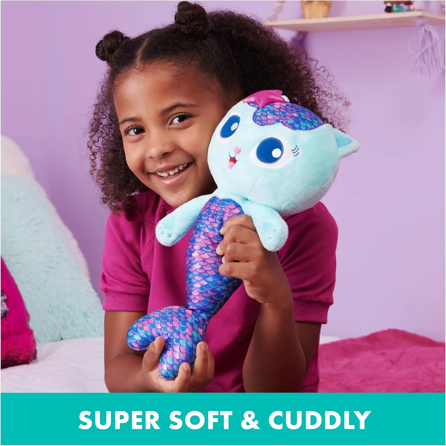 عروسک پولیشی مرکت سخنگو از خانه عروسکی گبی، 35 سانتی متری، اسباب بازی تعاملی با نور، موسیقی و عبارات، حیوانات پر شده برای دختران و پسران 3 سال به بالا عروسک پولیشی مرکت سخنگو از خانه عروسکی گبی، 35 سانتی متری، اسباب بازی تعاملی با نور، موسیقی و عبارات، حیوانات پر شده برای دختران و پسران 3 سال به بالا