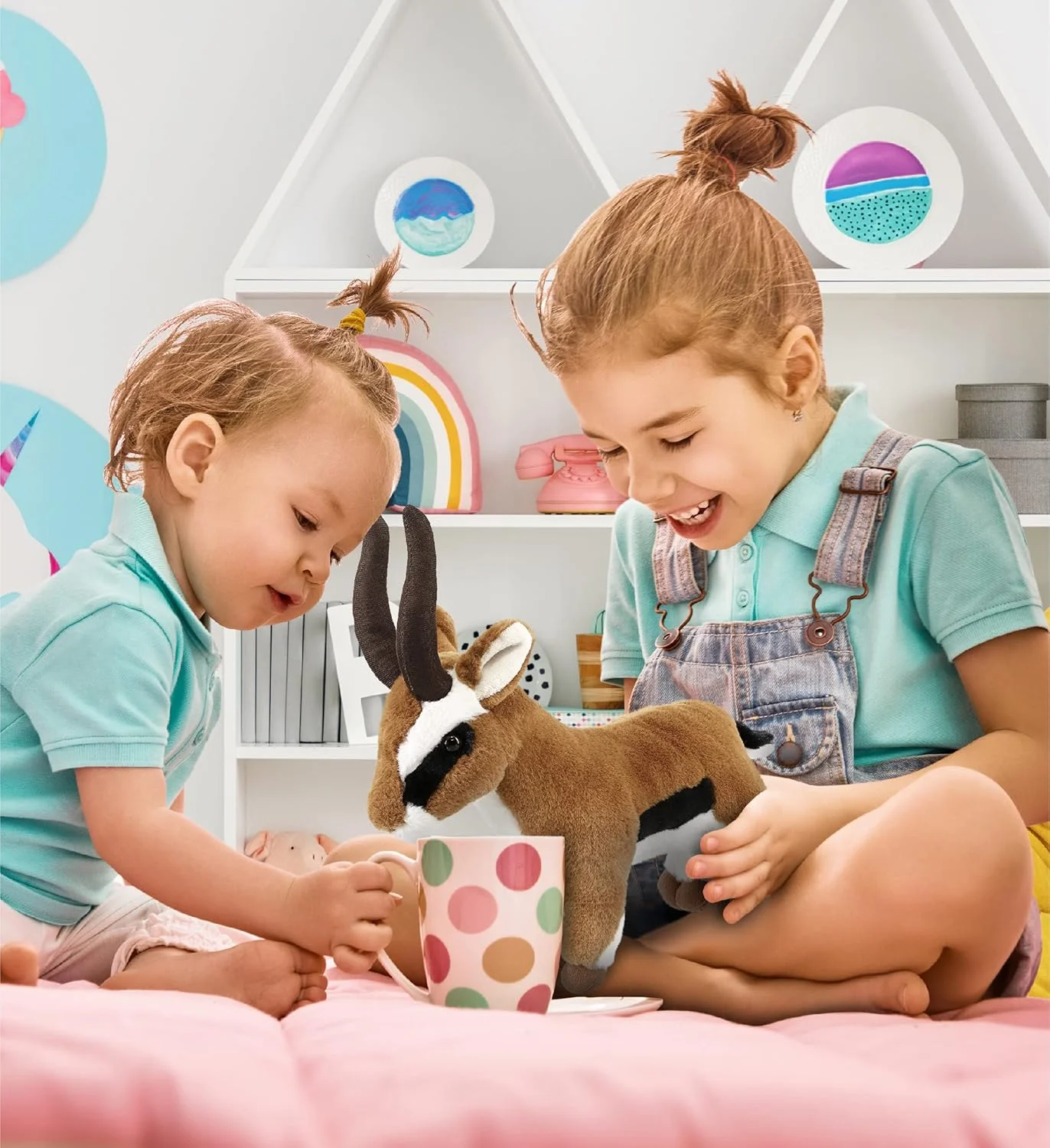 عروسک پولیشی ایمپالا DolliBu - ایمپالای نرم و بغلی، عروسک ایمپالای باغ وحش دوست داشتنی، هدیه نوازش سافاری حیات وحش زیبا، اسباب بازی عروسکی فوق العاده نرم برای کودکان و بزرگسالان - 10 اینچ