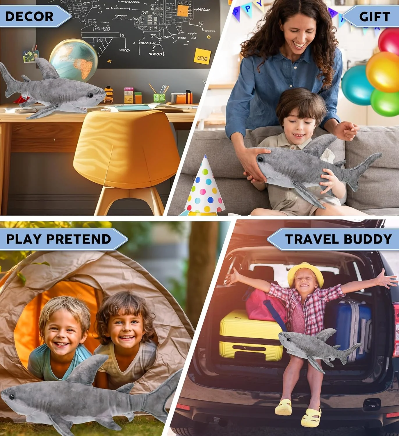 عروسک کوسه دالیبو - عروسک کوسه بغلی، اسباب بازی کوسه پولیشی دوست داشتنی، هدیه های نوازش حیوانات دریایی زیبا، عروسک پولیشی فوق العاده نرم برای کودکان و بزرگسالان - 20 اینچ عروسک کوسه دالیبو - عروسک کوسه بغلی، اسباب بازی کوسه پولیشی دوست داشتنی، هدیه های نوازش حیوانات دریایی زیبا، عروسک پولیشی فوق العاده نرم برای کودکان و بزرگسالان - 20 اینچ