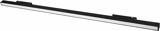 چراغ مغناطیسی | ال ای دی خطی | چراغ ریلی | نصب سطحی | چراغ سقفی (مشکی، 90 سانتی متر، سفید یخی 6000K)