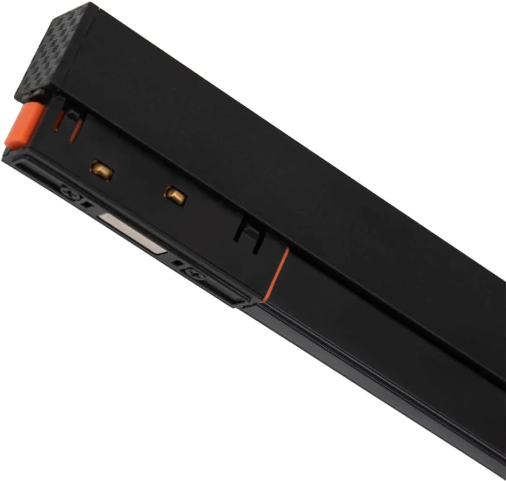 چراغ خطی ریلی ال ای دی مغناطیسی 30 وات با برند معتبر، 4000K سفید طبیعی، ولتاژ DC48V، ابعاد بدنه: 900x22x45mm