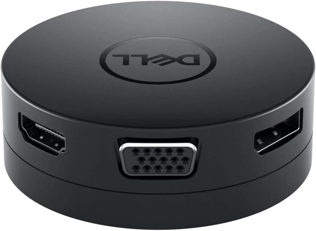 آداپتور موبایل USB-C دل DA300 با سیم USB 3.2 Gen 2 (3.1 Gen 2) Type-C مشکی