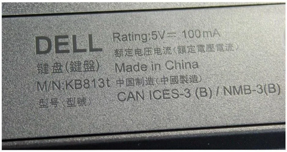 کیبورد مشکی USB انگلیسی دل مدل KB813t به همراه کارت خوان هوشمند - 34GPR کیبورد مشکی USB انگلیسی دل مدل KB813t به همراه کارت خوان هوشمند - 34GPR