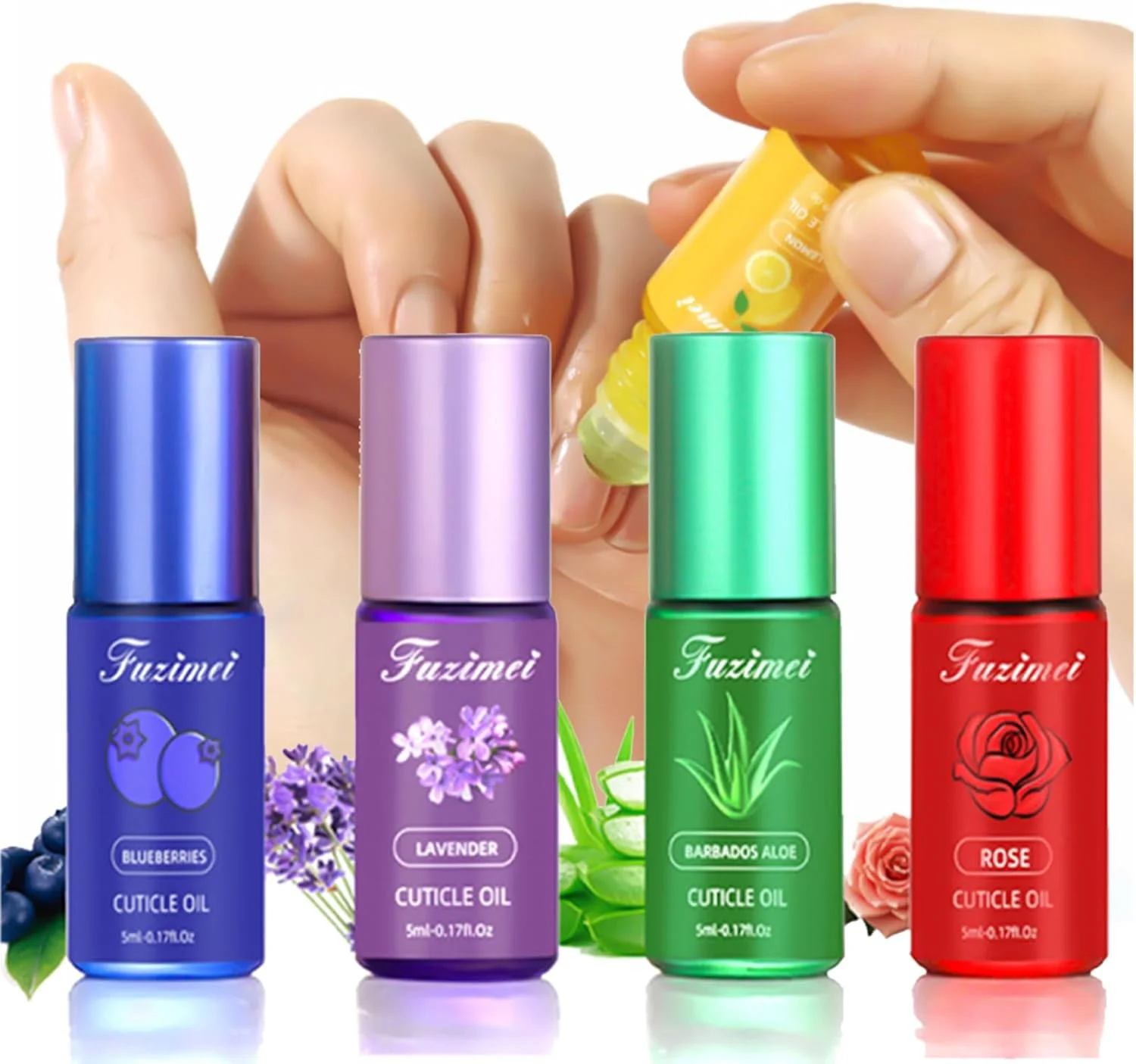 روغن کوتیکول MKNZOME، بسته 4 عددی روغن ناخن رولی، قلم روغن کوتیکول مرطوب کننده و مغذی برای ناخن ها، کیت مراقبت از کوتیکول برای ترمیم ناخن های ترک خورده و خشک روغن کوتیکول MKNZOME، بسته 4 عددی روغن ناخن رولی، قلم روغن کوتیکول مرطوب کننده و مغذی برای ناخن ها، کیت مراقبت از کوتیکول برای ترمیم ناخن های ترک خورده و خشک