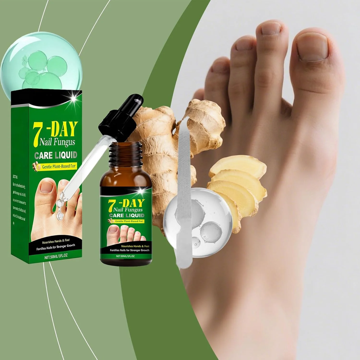 مایع تقویت کننده ناخن - 30 میلی لیتر، مرطوب کننده و ترمیم کننده عمقی ناخن پا، کیت مراقبت و ترمیم ناخن های آسیب دیده - برای بزرگسالان، شرکا، خانواده، دوستان، مادر، پدر