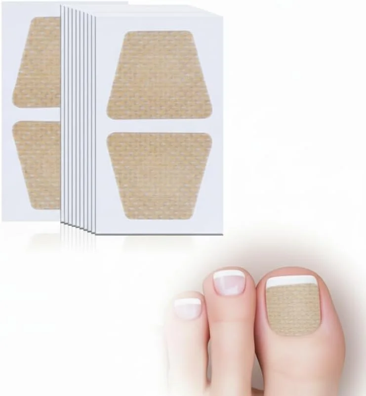 پد ترمیم کننده ناخن چند منظوره - 60 عدد درمان شبانه برای تغییر رنگ و ترک خوردگی ناخن، بازگرداندن ظاهر سالم ناخن