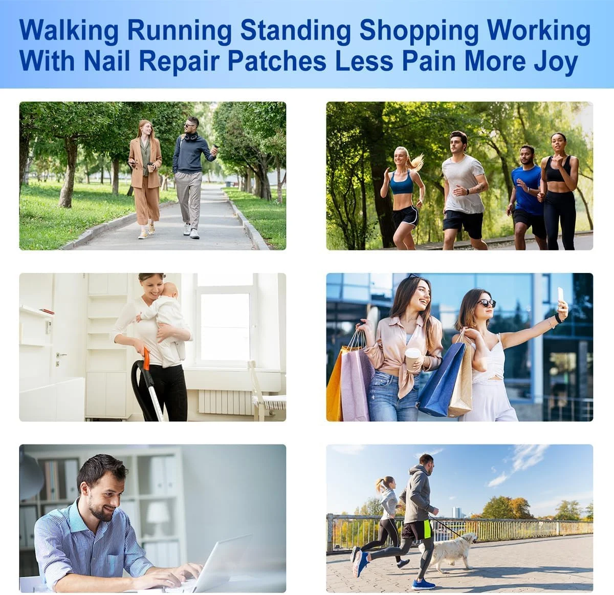 پد ترمیم کننده ناخن چند منظوره - 60 عدد درمان شبانه برای تغییر رنگ و ترک خوردگی ناخن، بازگرداندن ظاهر سالم ناخن