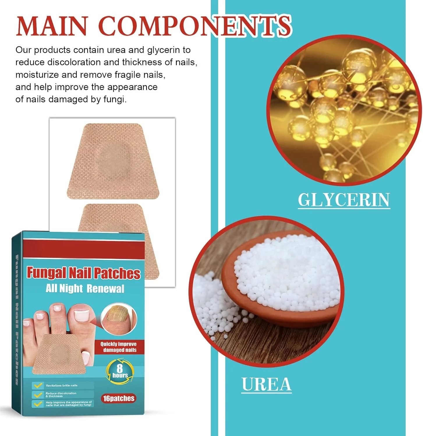 پد ترمیم ناخن چند منظوره Wisfunlly، 60 عدد، ترمیم ناخن برای ناخن های ترک خورده و تغییر رنگ یافته، درمان با پد، بازگرداندن ظاهر سالم