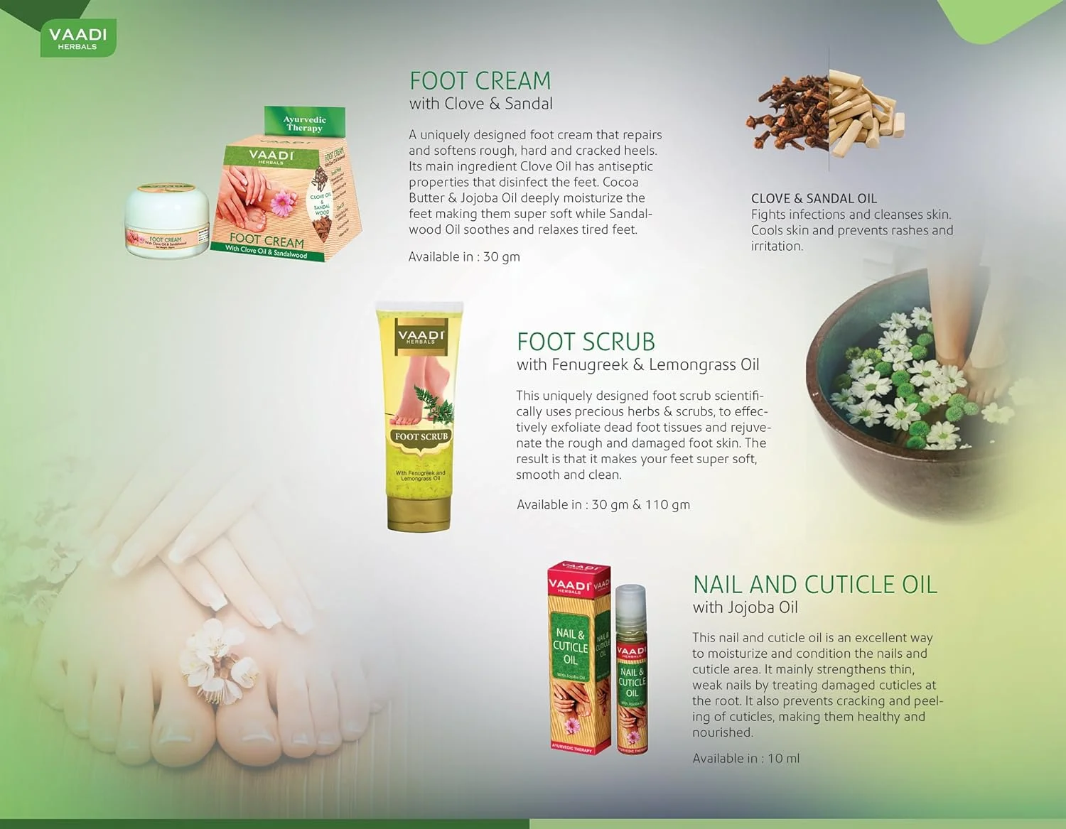 روغن ناخن و کوتیکول گیاهی وادی هربالز با روغن جوجوبا، 10 میلی لیتر در 3 عدد