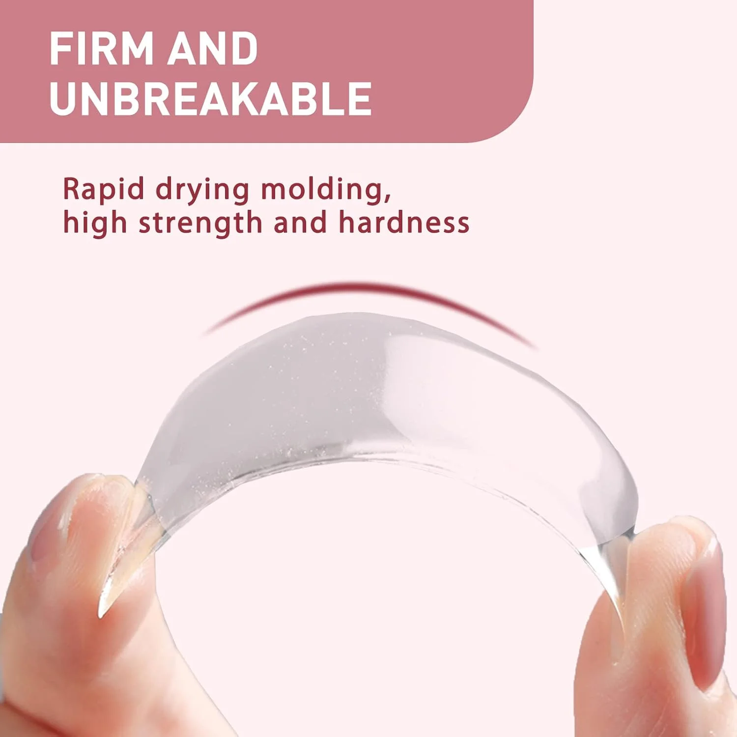 ژل محافظ ترمیم ناخن Terrain-Hill، کیت ژل ترمیم فوری ناخن ترک خورده، ژل فیبر ترمیم ناخن برای ناخن طبیعی ترک خورده، تعمیر آسان و سریع اضطراری (1 جعبه)