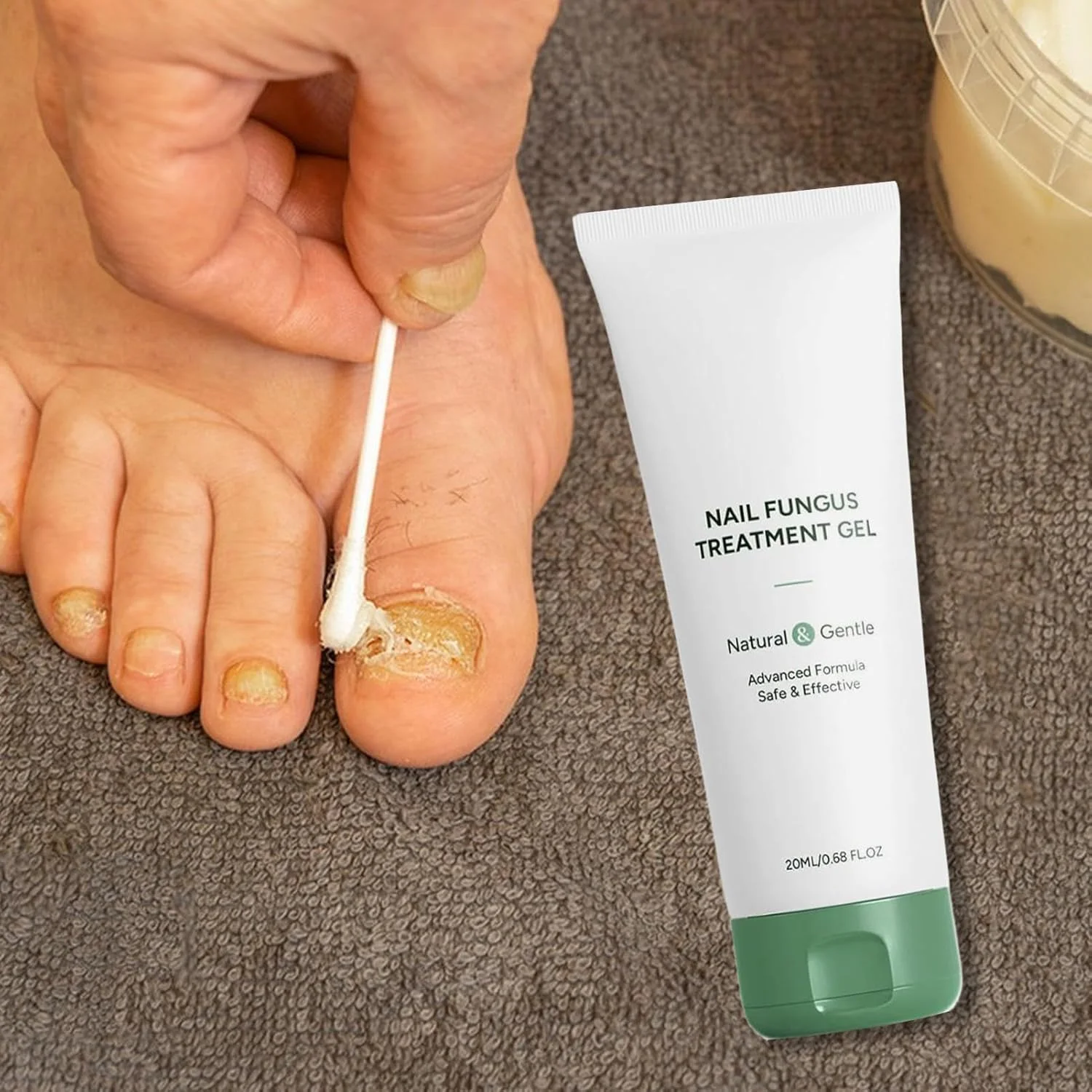 ژل ترمیم ناخن | ژل تقویت کننده ناخن با قدرت اضافی 20 میلی لیتر | محصولات مراقبت شخصی طبیعی برای ناخن های ضخیم، سفت، حساس، خشک، ترک خورده، شکسته، مناسب برای استفاده روزانه، مانیکور، پدیکور، مسافرت، شب و منزل