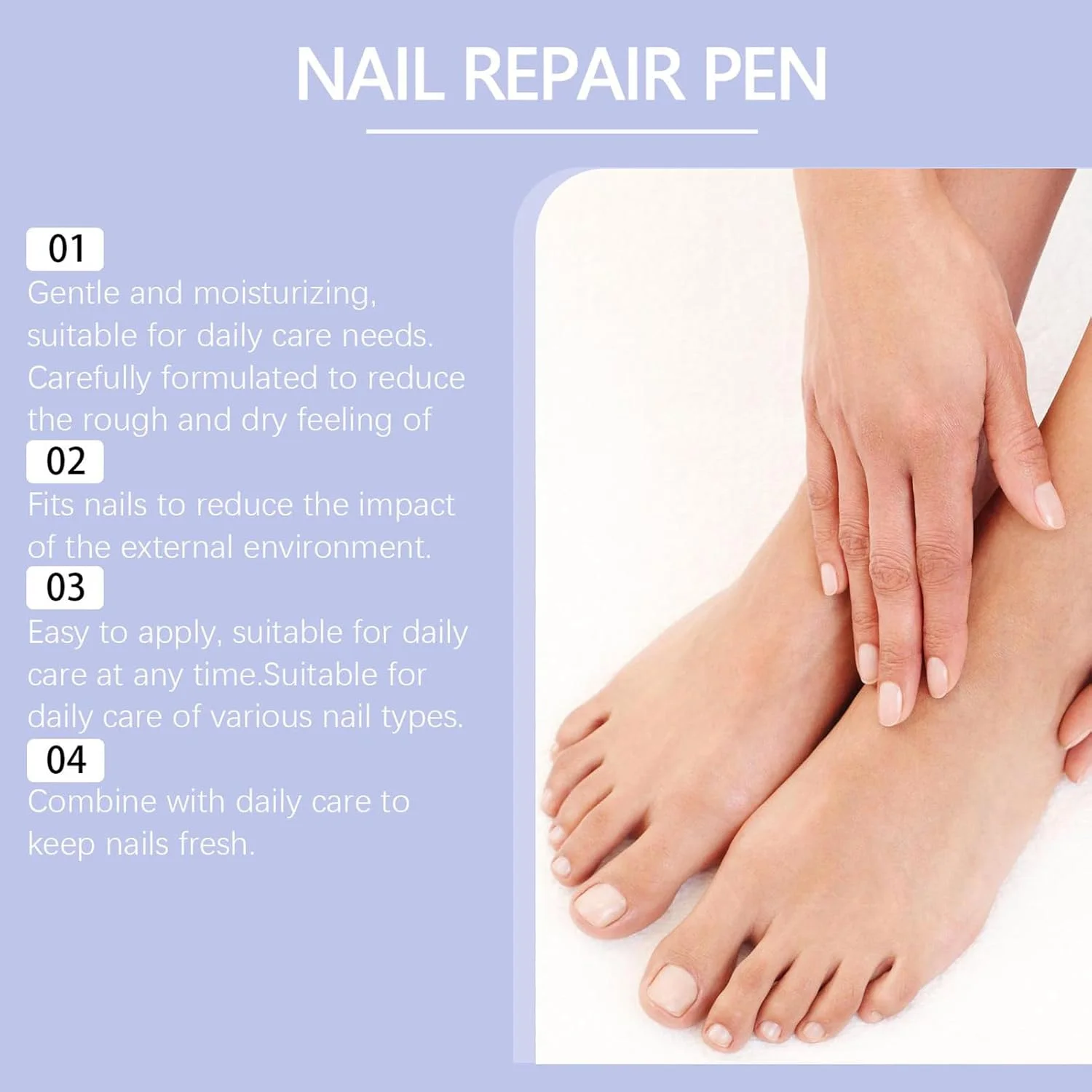 قلم ترمیم ناخن، تقویت کننده ناخن پا، ابزار تقویت ناخن برای همسر مادر خانواده زنان شوهر دوستان پدر