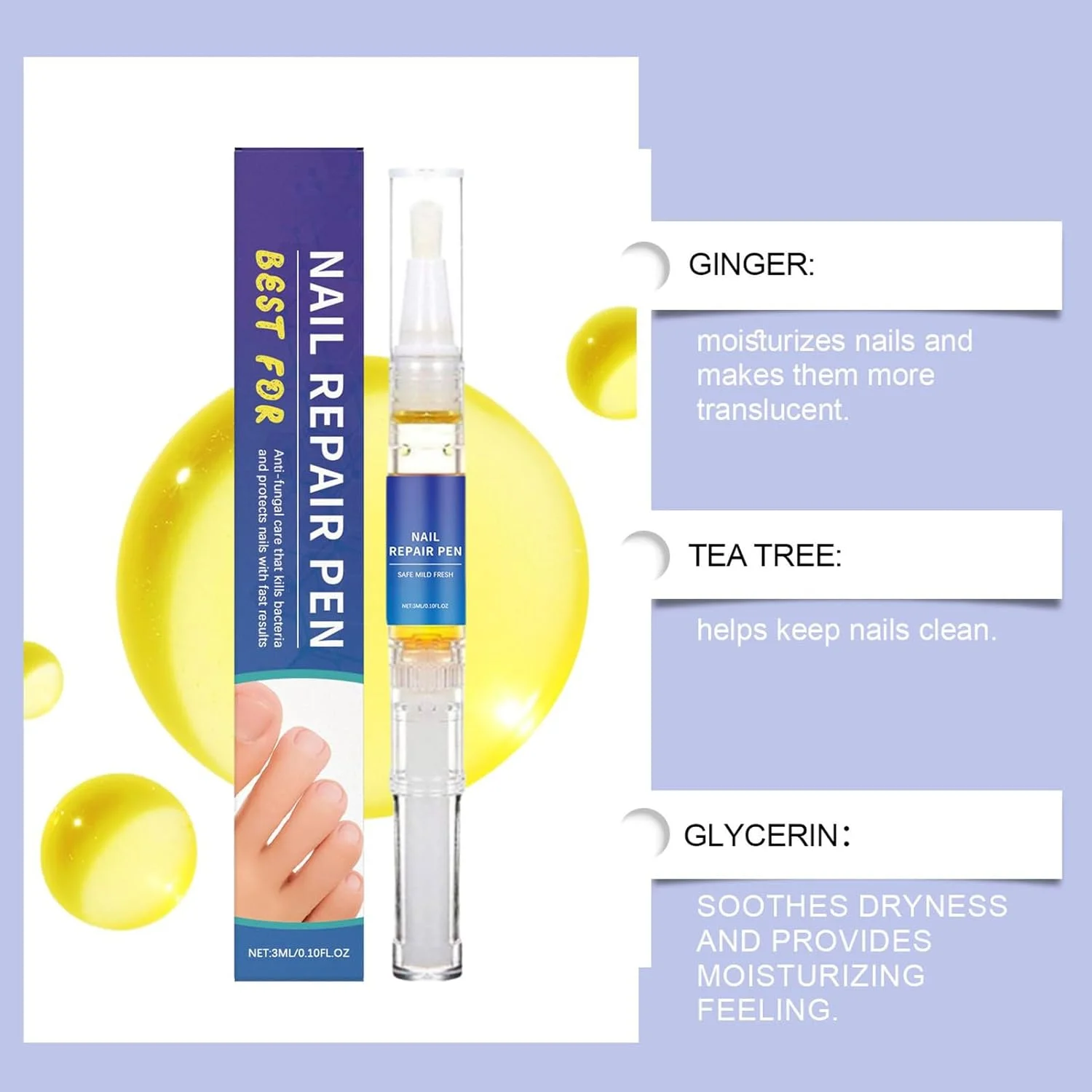 قلم ترمیم ناخن، تقویت کننده ناخن پا، ابزار تقویت ناخن برای همسر مادر خانواده زنان شوهر دوستان پدر